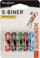 Nite Ize Aluminum MicroLock S-Biners 5-Pack                                                                                     