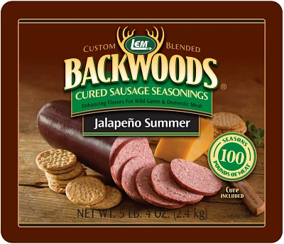 LEM Backwoods Jalapeno Summer Cured Sausage Seasoning Bucket                                                                    