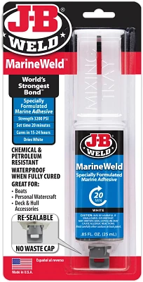 J-B WELD MarineWeld Syringe 0.8 oz                                                                                              