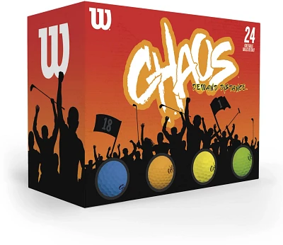Wilson Chaos Golf Balls 24-Pack