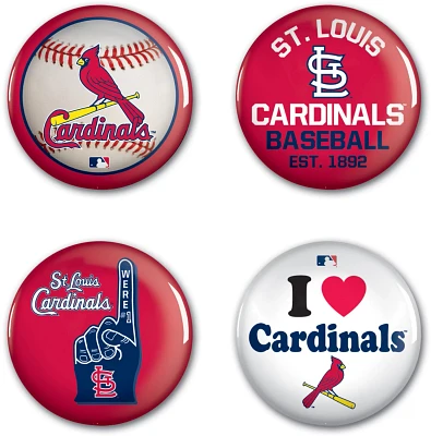 WinCraft St. Louis Cardinals 4-Piece Button Set                                                                                 
