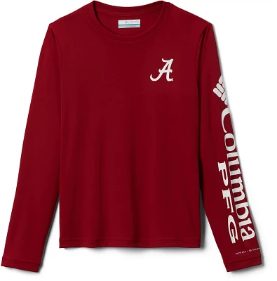 Columbia Sportswear Youth University of Alabama CLG Terminal Tackle Long Sleeve T-shirt