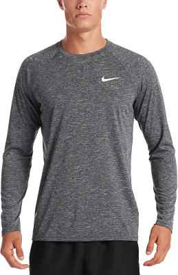 Nike Men's Heather Long Sleeve Hydroguard Swim Top