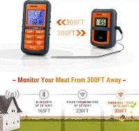 ThermoPro TP-07S Digital Wireless Meat Thermometer                                                                              