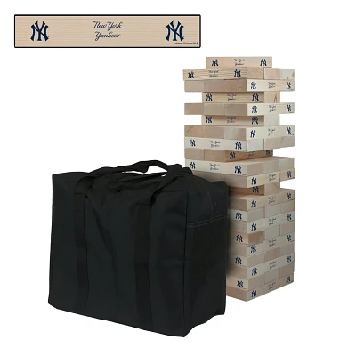 Victory Tailgate New York Yankees Giant Wooden Tumble Tower Game                                                                