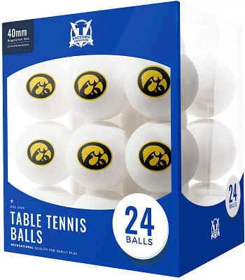 Victory Tailgate University of Iowa Table Tennis Balls 24-Pack                                                                  