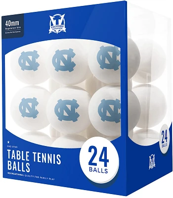 Victory Tailgate University of North Carolina Table Tennis Balls 24-Pack                                                        