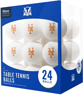 Victory Tailgate New York Mets Table Tennis Balls 24-Pack                                                                       