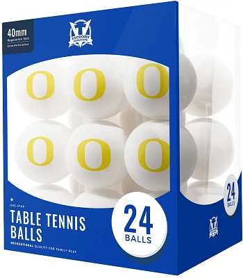 Victory Tailgate University of Oregon Table Tennis Balls 24-Pack                                                                