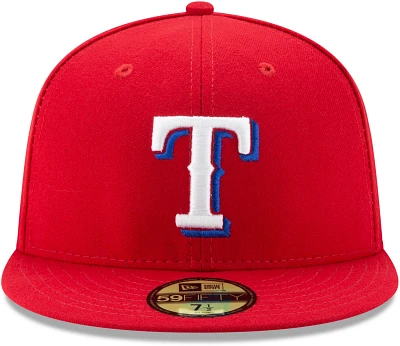 New Era Men's Texas Rangers Authentic Collection 59FIFTY Fitted Cap                                                             