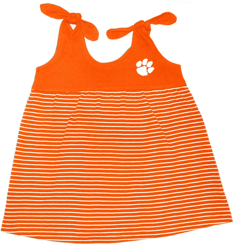 Two Feet Ahead Toddler Girls' Clemson University Stripe Sundress