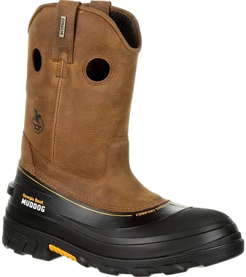 Georgia Men's Muddog Waterproof CT Wellington Work Boots                                                                        