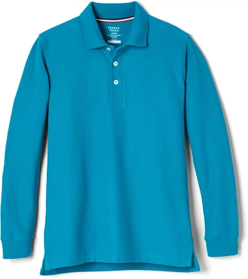 French Toast Boys' Long Sleeve Pique Polo Shirt