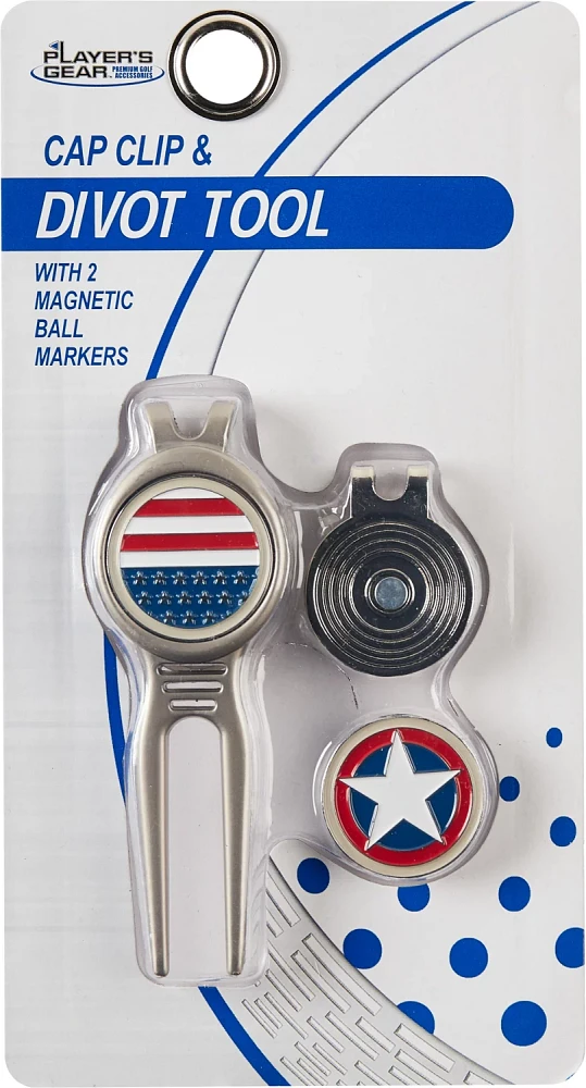 Players Gear USA Divot Tool and Cap Clip                                                                                        