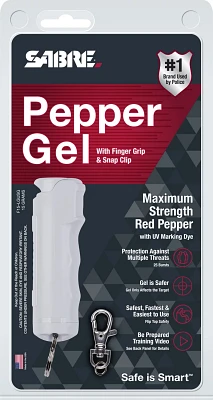 SABRE RED Flip Top Pepper Gel with Snap Clip