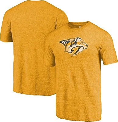 Fanatics Men's Nashville Predators Core Distressed Logo Short Sleeve T-shirt