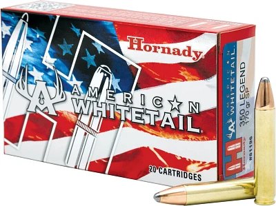 Hornady American Whitetail 350 Legend 170-Grain Interlock Rifle Ammunition - 20 Rounds                                          
