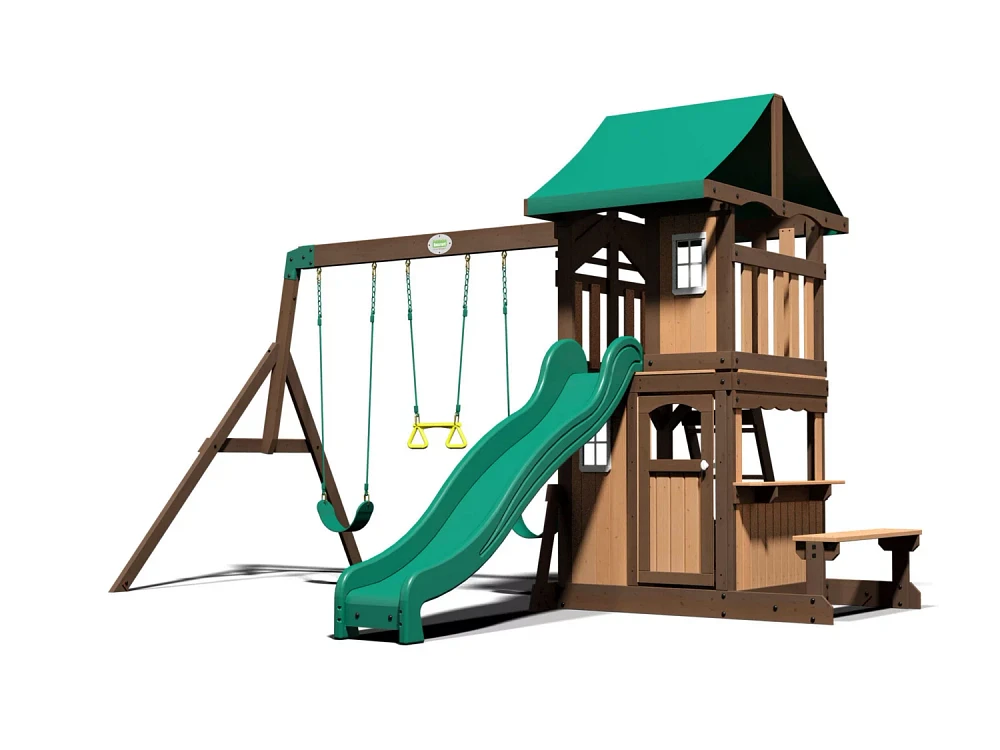 Backyard Discovery Lakewood Wooden Swing Set                                                                                    