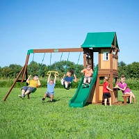 Backyard Discovery Lakewood Wooden Swing Set                                                                                    