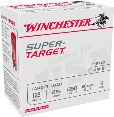 Winchester Super Target 12 Gauge Shotshells                                                                                     