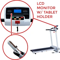 Sunny Health & Fitness Easy Assembly Folding Treadmill                                                                          