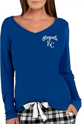 College Concept Women's Kansas City Royals Marathon Long Sleeve Top