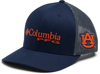 Columbia Sportswear Men's Auburn University PFG Mesh Snap Back Ball Cap                                                         