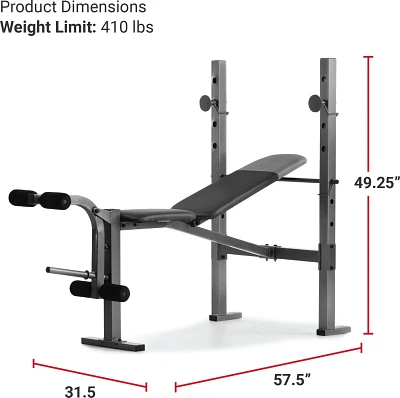 Weider XR 6.1 Multi-Position Weight Bench                                                                                       