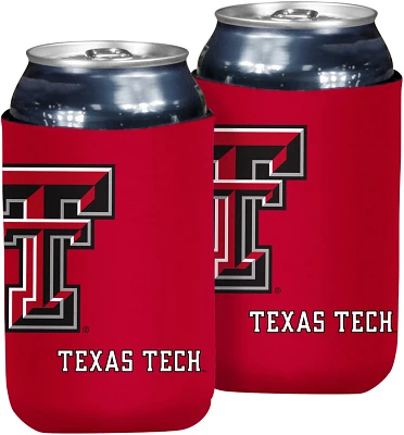 Logo Texas Tech University Oversized Logo Flat Coozie                                                                           