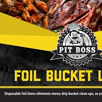 Pit Boss Grease Bucket Liners 6 Pack                                                                                            