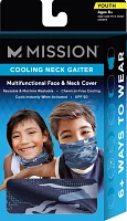 MISSION Kids’ Matrix Camo Bearing Sea Cooling Neck Gaiter                                                                     