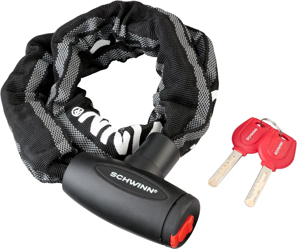 Schwinn High-Security 3 ft Reflective Chain Lock                                                                                