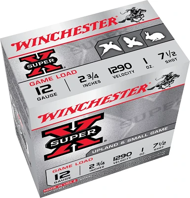 Winchester Super-X Lead Shot Dove & Game Load 12 Gauge Shotshells