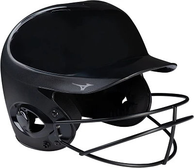 Mizuno Adults' MVP Series Solid Batting Helmet with Fast-Pitch Softball Mask
