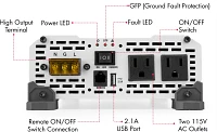 WAGAN ETL PureLine 1,000 W Power Inverter                                                                                       