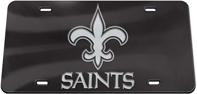 WinCraft New Orleans Saints Mirrored License Plate                                                                              