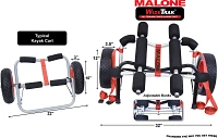 Malone Auto Racks WideTrak ATB Large Kayak/Canoe Cart                                                                           