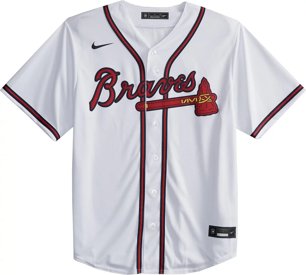 Nike Men's Atlanta Braves Blank Official Replica Home Jersey