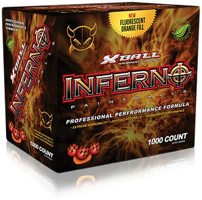 X-Ball Inferno Paintballs 1,000-Pack                                                                                            
