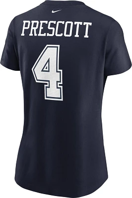 Nike Women's Dallas Cowboys Dak Prescott #4 Graphic T-shirt