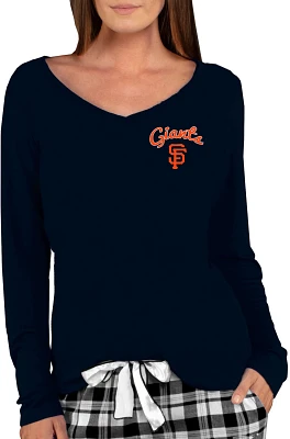 College Concept Women's San Francisco Giants Marathon Long Sleeve Top