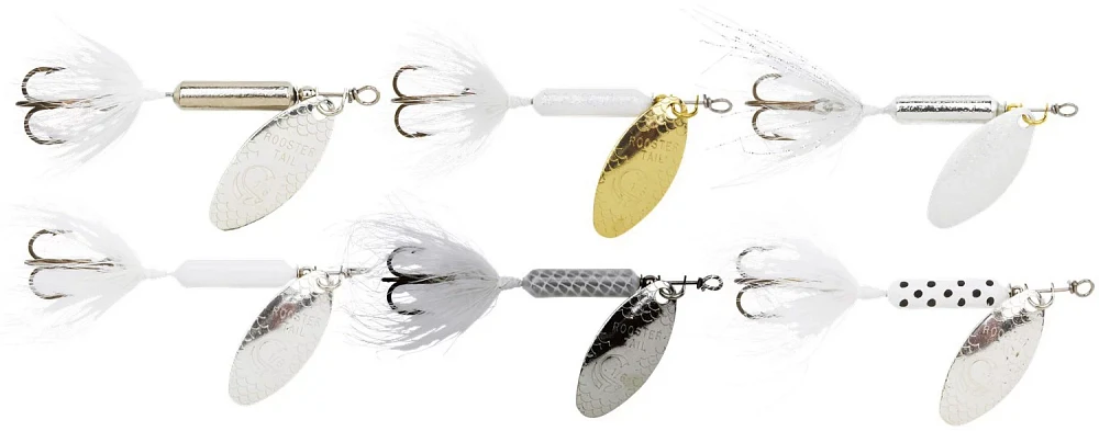 Worden's Rooster Tail 1/6 oz. Spinnerbait 6 Pack                                                                                