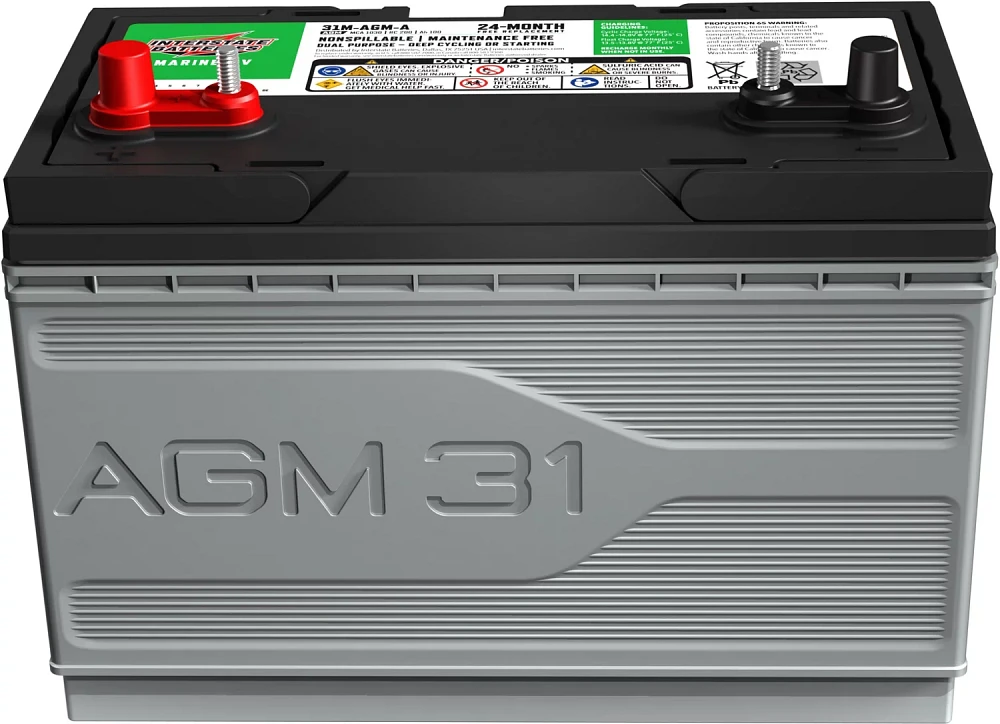 Interstate Batteries Pure Matrix Power 31M-AGM Battery                                                                          