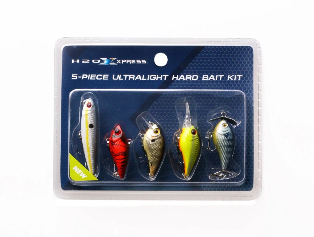 H2O Xpress Ultra-Light 5-Piece Hard Bait Kit                                                                                    