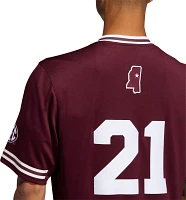 adidas Men's Mississippi State University Replica Baseball Jersey