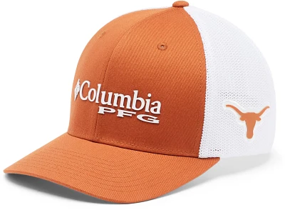 Columbia Sportswear Adults' University of Texas PFG Mesh Ball Cap