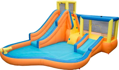 Banzai Slide 'N Bounce 6-Person Splash Park                                                                                     