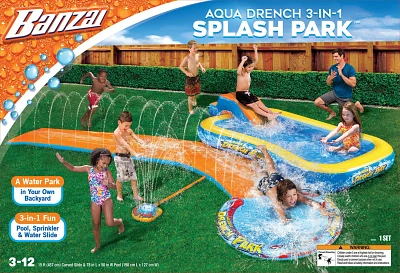 Banzai Aqua Drench 3-in-1 Splash Park                                                                                           
