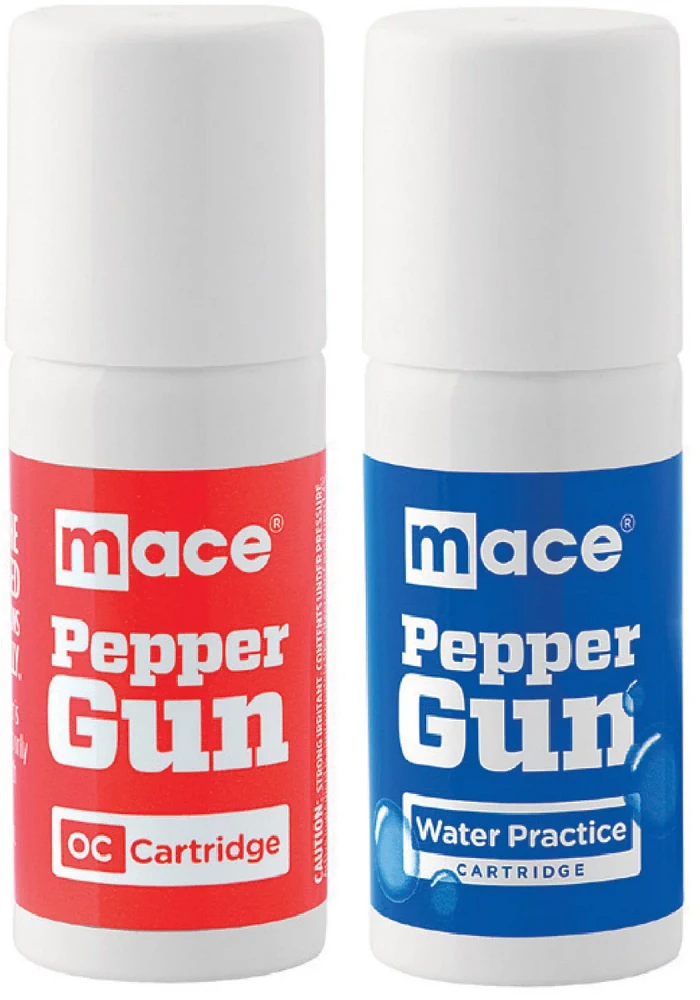 Mace Replacement OC Pepper and Practice Water Cartridges                                                                        