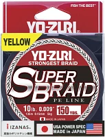 Yo-Zuri SuperBraid 150 yards Braided Fishing Line                                                                               